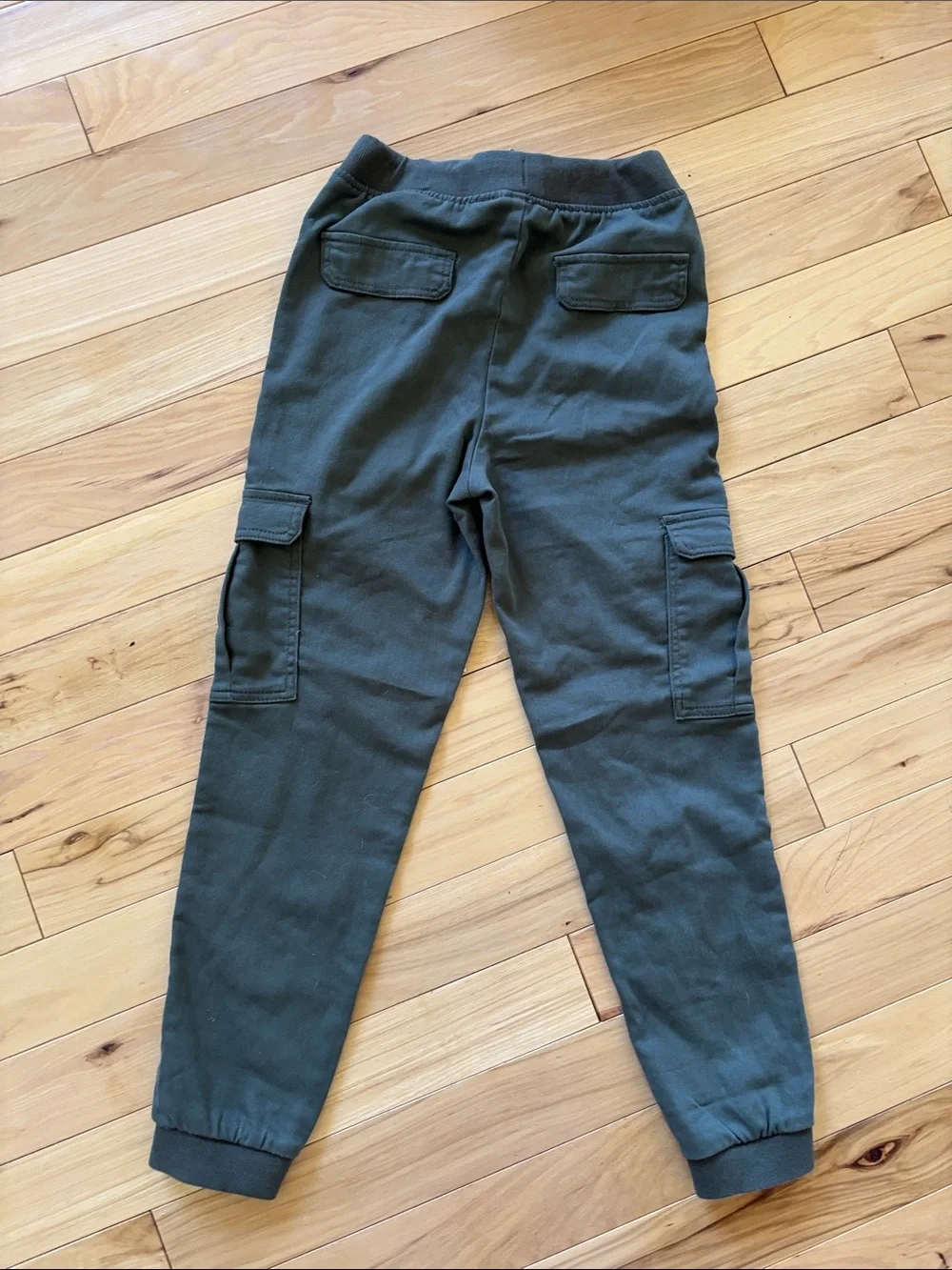 H&M Olive Green Kids Cargo Joggers